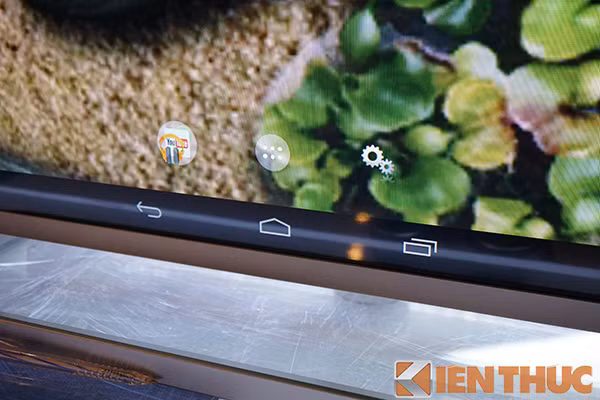 Cụm phím điều khiển ảo quen thuộc của Android