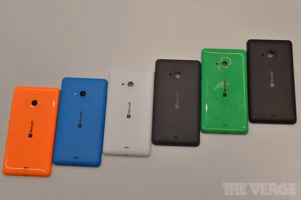 Các màu sắc của Lumia 535