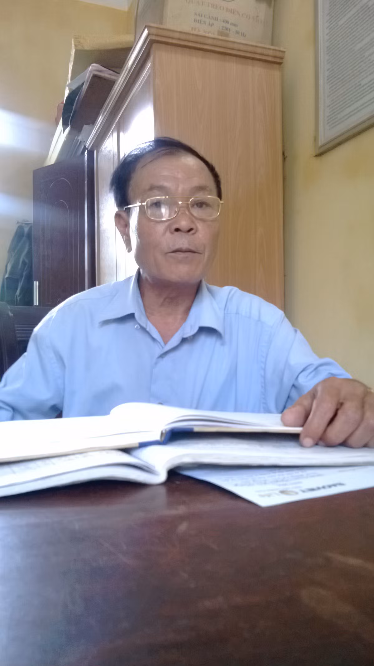 Trưởng công an xã Đông Cứu, ông Nguyễn Văn Lượng.