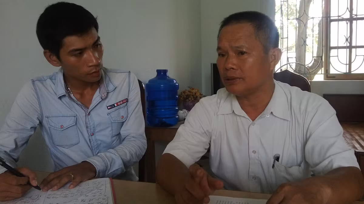 Trưởng công an xã Nam Trung Nguyễn Đức Khoái cho biết thông tin bà Thúy vỡ nợ là có thật.