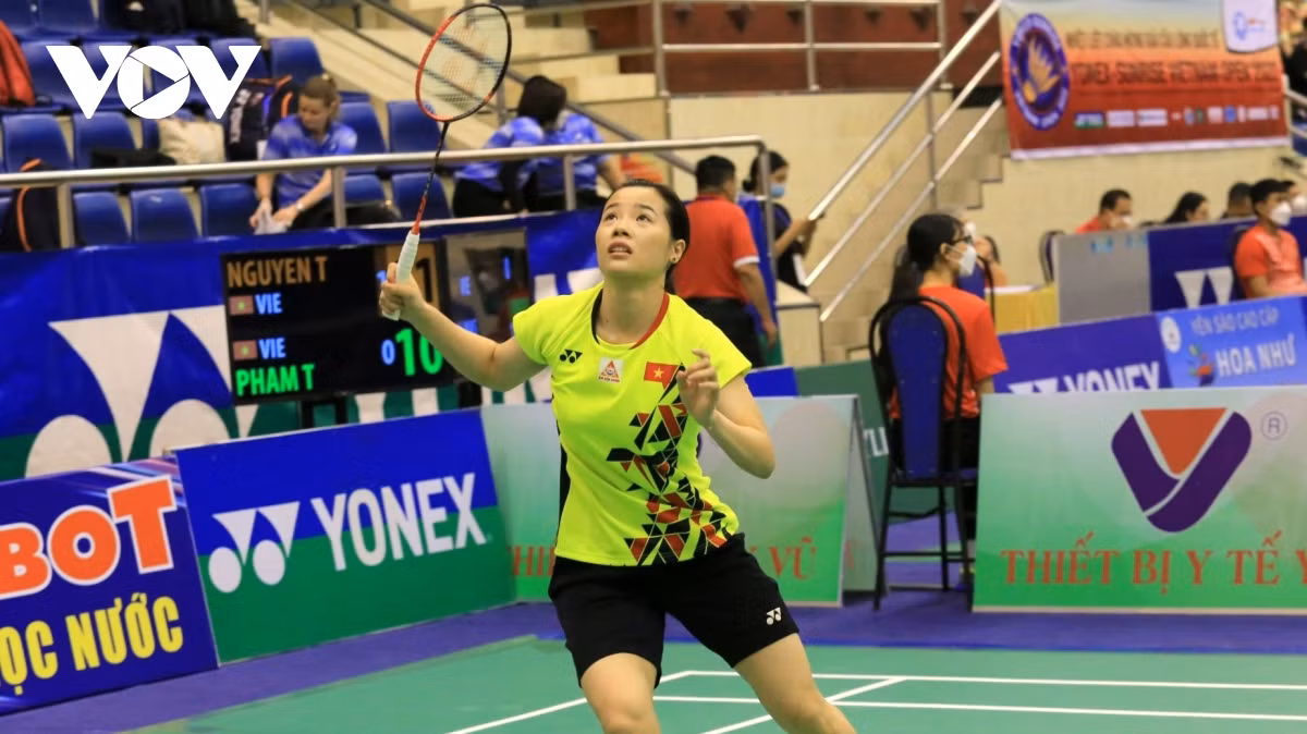 Thuy Linh la hat giong so 1 giai cau long quoc te Vietnam Open 2023