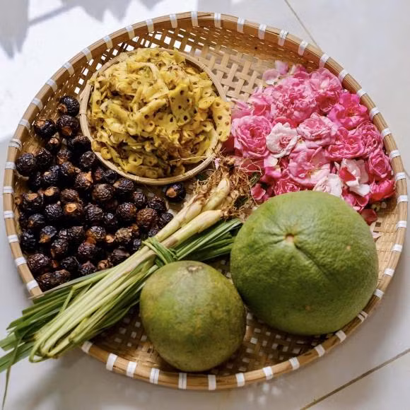 Meo lam nuoc rua chen an toan bang nguyen lieu de tim