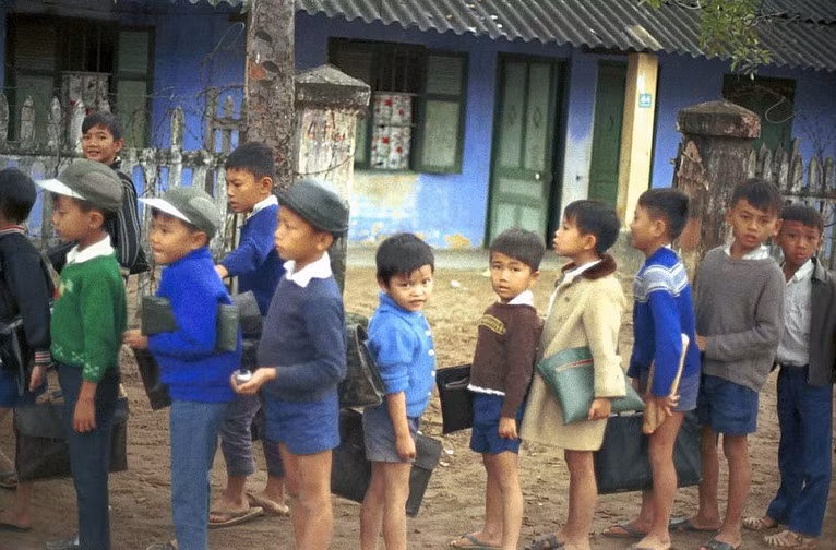 Trẻ em tại một trường tiểu học ở Đà Nẵng.