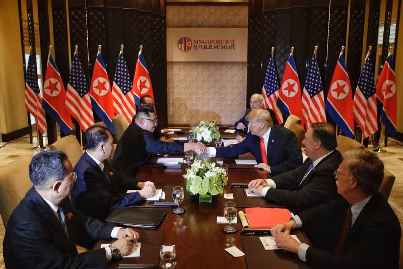 Thuong dinh My-Trieu: Chu tich Kim Jong-un cam ket phi hat nhan hoa ban dao Trieu Tien-Hinh-8