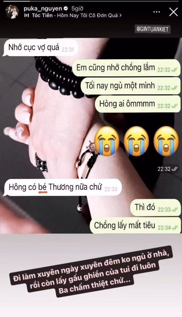 Puka tiet lo tin nhan the hien su nghien vo cua Gin Tuan Kiet
