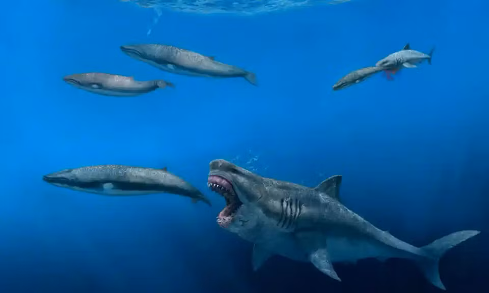 Sieu ca map megalodon co the an ca voi sat thu trong 5 nhat can