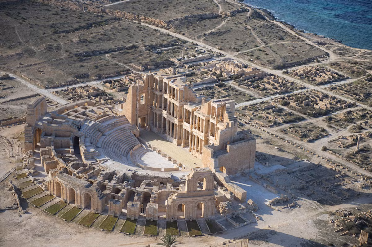 Sửng sốt trước sự hoành tráng của thành phố cổ Leptis Magna - Hình 2 Sung sot truoc su hoanh trang cua thanh pho co Leptis Magna-Hinh-2