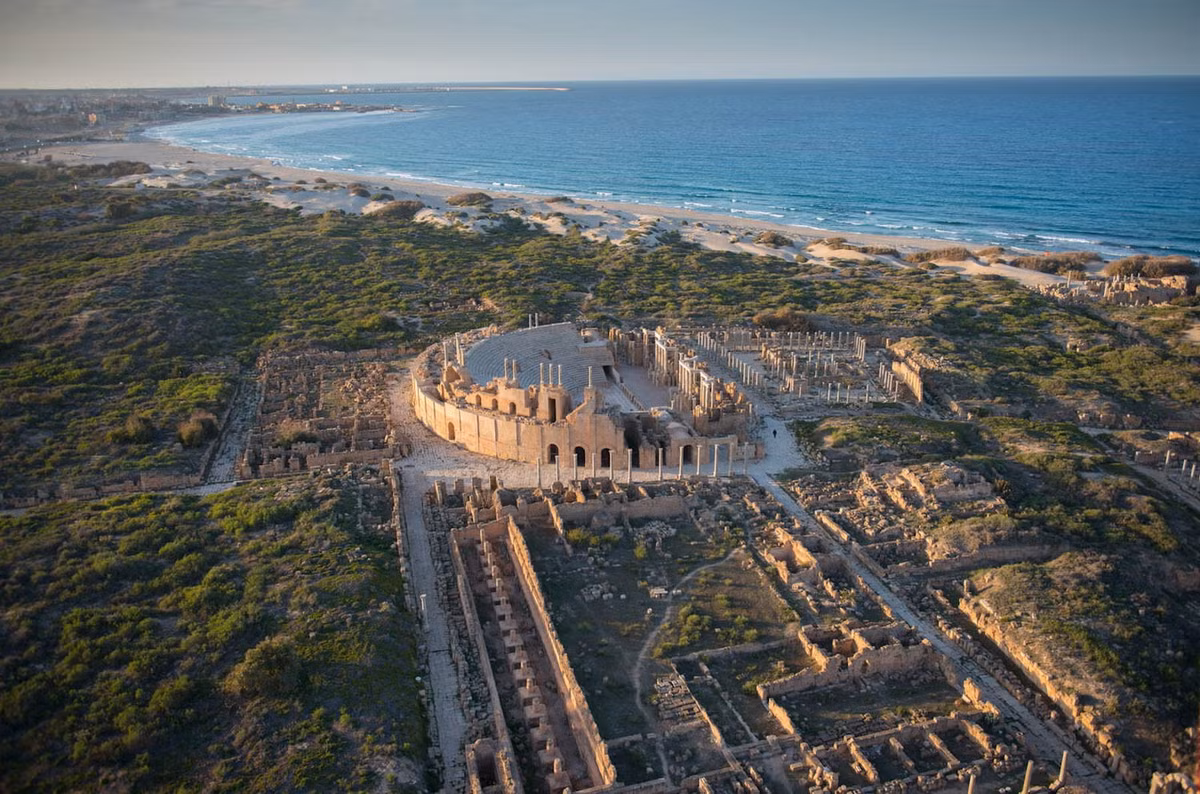 Sửng sốt trước sự hoành tráng của thành phố cổ Leptis Magna Sung sot truoc su hoanh trang cua thanh pho co Leptis Magna