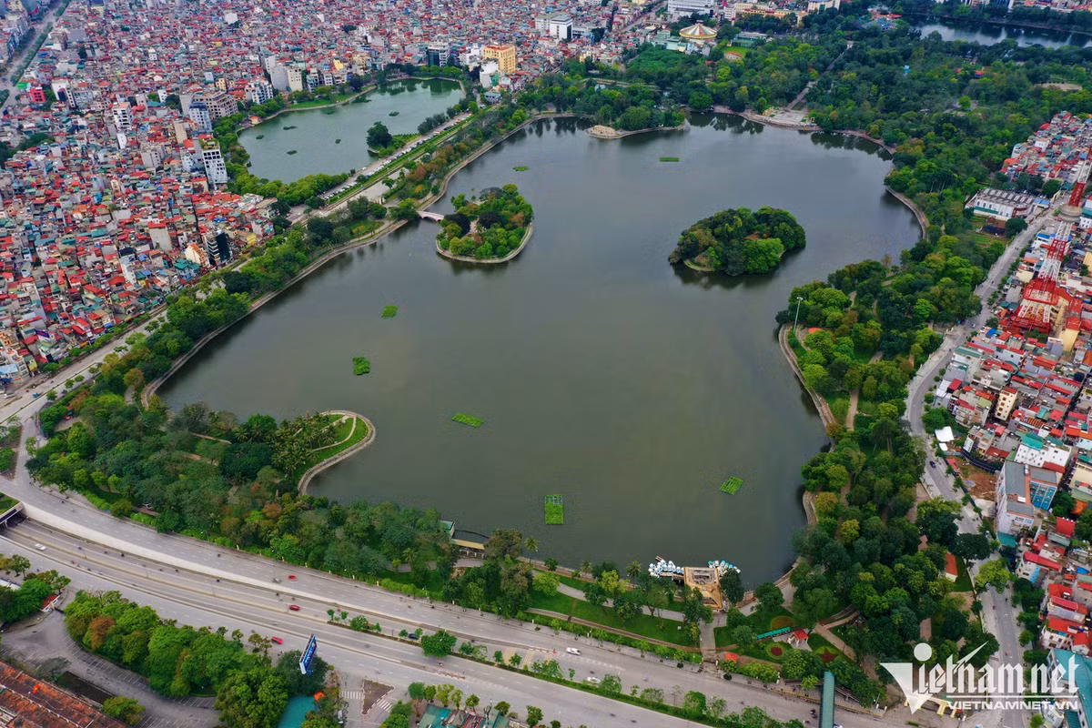 Hà Nội bỏ một phần tường rào CV Thống Nhất .kết nối phố đi bộ Ha Noi bo mot phan tuong rao CV Thong Nhat .ket noi pho di bo