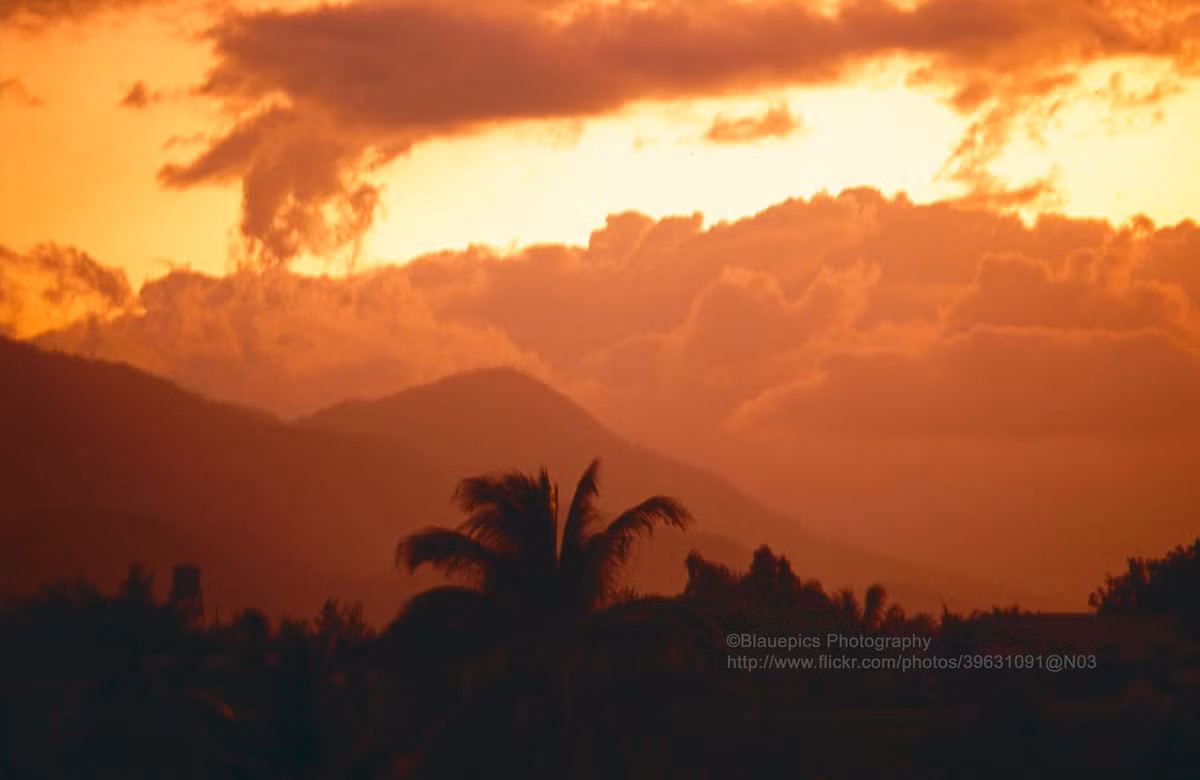 Hoàng hôn Nha Trang.
