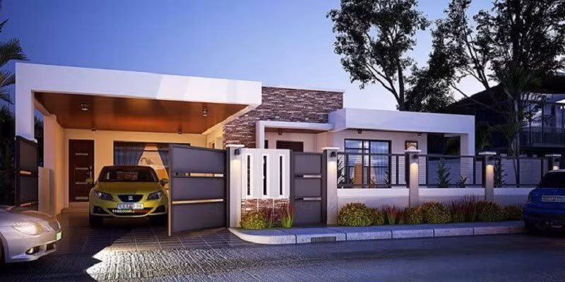Mẫu nhà đẹp 2020 phổ biến với nhà cấp 4 và kiểu nhà tầng ảnh 6