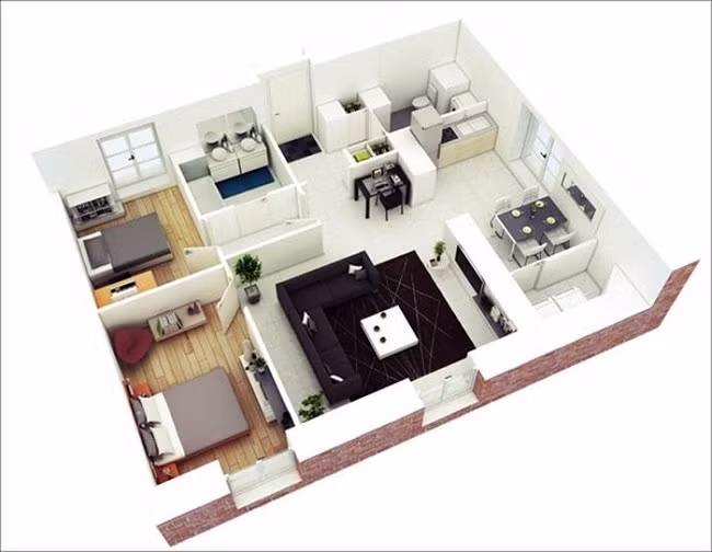 Mẫu nhà đẹp 2020 phổ biến với nhà cấp 4 và kiểu nhà tầng ảnh 1