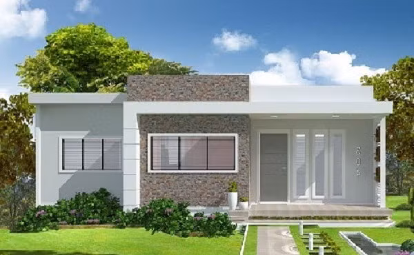 Mẫu nhà đẹp 2020 phổ biến với nhà cấp 4 và kiểu nhà tầng ảnh 7