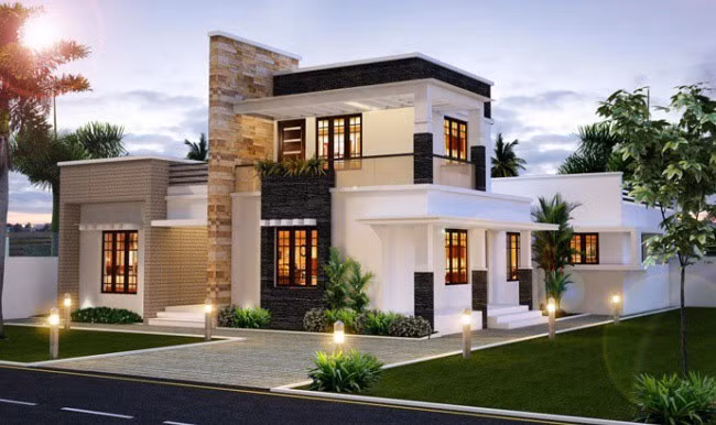 Mẫu nhà đẹp 2020 phổ biến với nhà cấp 4 và kiểu nhà tầng ảnh 13