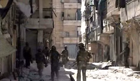 Quân đội chính phủ Syria đang áp dụng chiến lược "bao vây và tiêu diệt" để chống lại quân nổi dậy.