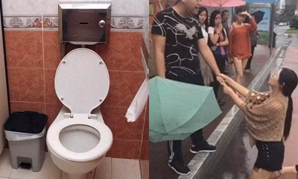 Phát hiện bí mật tày trời của vợ trong nhà vệ sinh Phat hien bi mat tay troi cua vo trong nha ve sinh