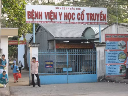 Bệnh viện y học cổ truyền Cần Thơ nơi xảy ra các sai phạm. Ảnh: Phạm Tâm/DT