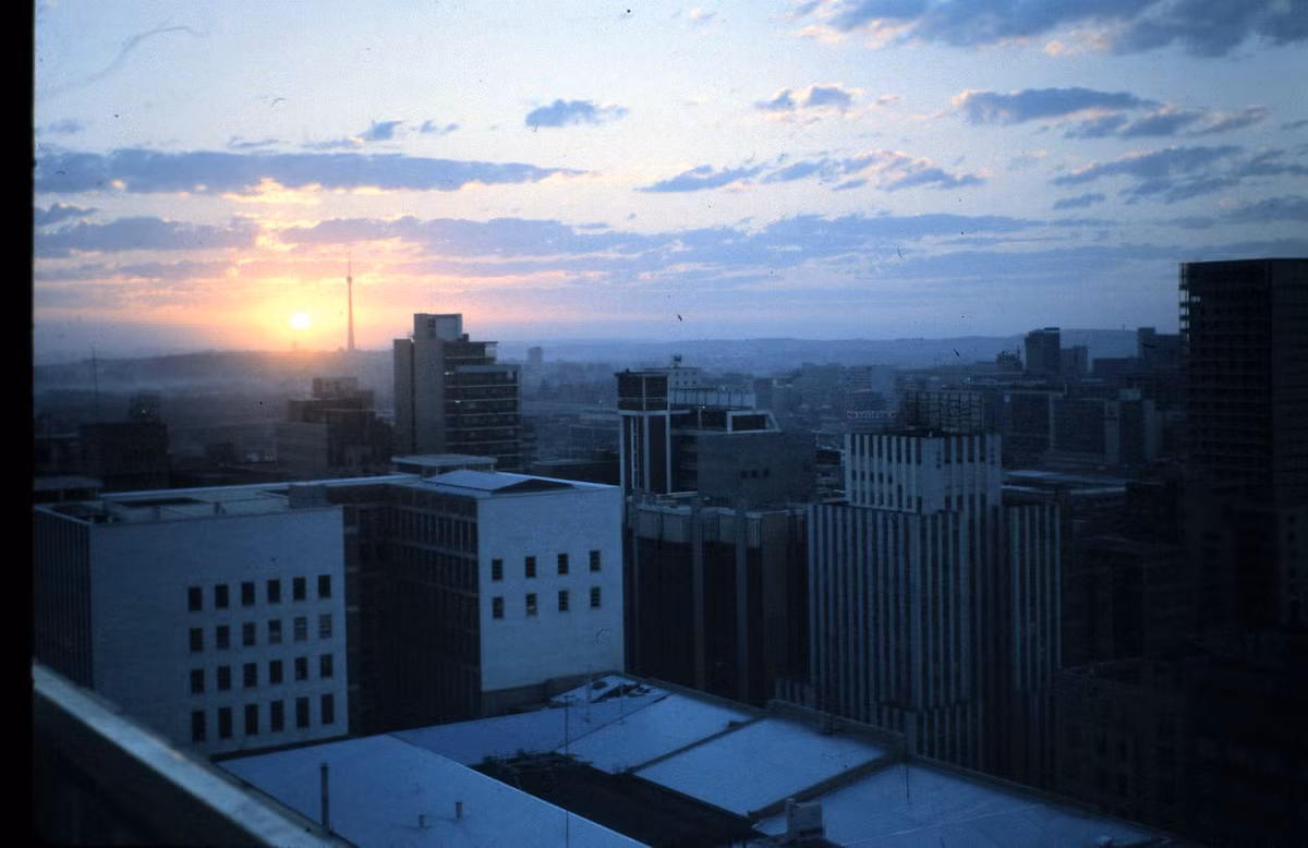 Bình minh ở Johannesburg.