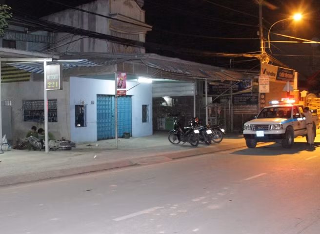 Hiện trường vụ tai nạn làm 2 thanh niên thương vong. Hiện trường vụ tai nạn làm 2 thanh niên thương vong.