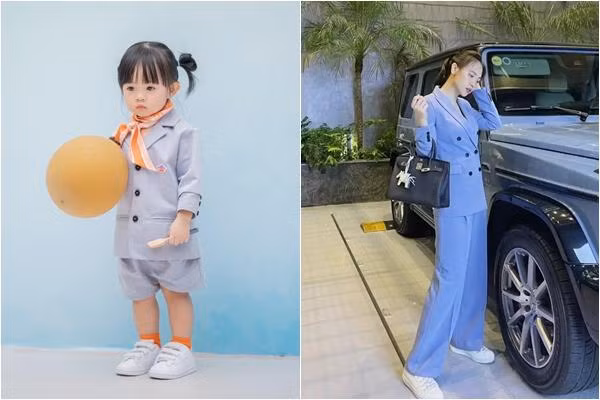 Ái nữ 2 tuổi không khác gì Đàm Thu Trang khi mặc vest - Hình 10 Ai nu 2 tuoi khong khac gi Dam Thu Trang khi mac vest-Hinh-10