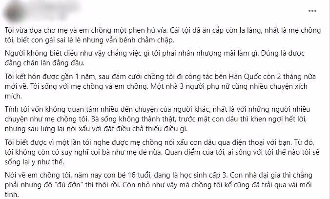 Em chong an cap van 'gia mom', thay bang chung quy goi van xin