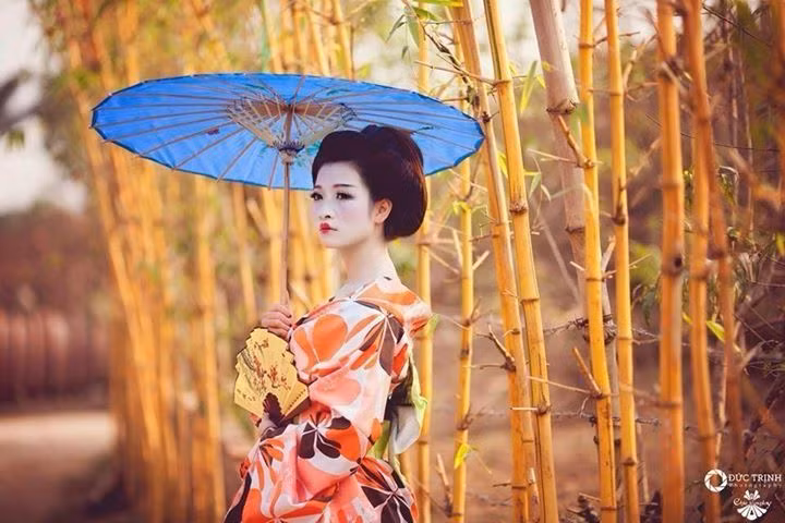 Các geisha là vẻ đẹp hướng tới của phụ nữ Nhật cũng được teen Việt cosplay chuẩn từ dung mạo đến khí chất.