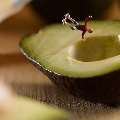Hura! Đường trượt bơ tuyệt quá!