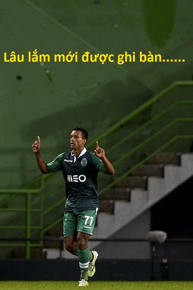 Đã từ rất lâu rồi Nani mới ghi bàn và anh rất vui mừng với điều này.