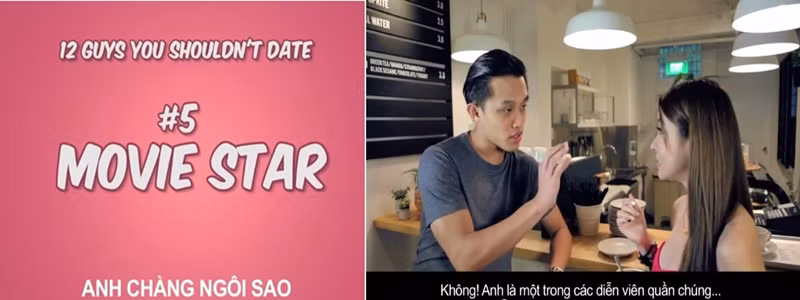 Anh ta luôn nghĩ mình là ngôi sao, trong khi chỉ coi bạn là nhân vật "siêu phụ". Một anh chàng như vậy sẽ khiến bạn thấy lố bịch khi hẹn hò cùng.