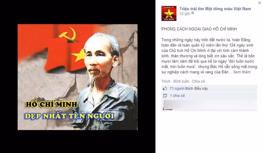 Câu chuyện về phong cách ngoại giao chuyên nghiệp và xuất sắc của Bác khiến nhiều cư dân mạng càng thêm kính yêu, cảm phục Người.