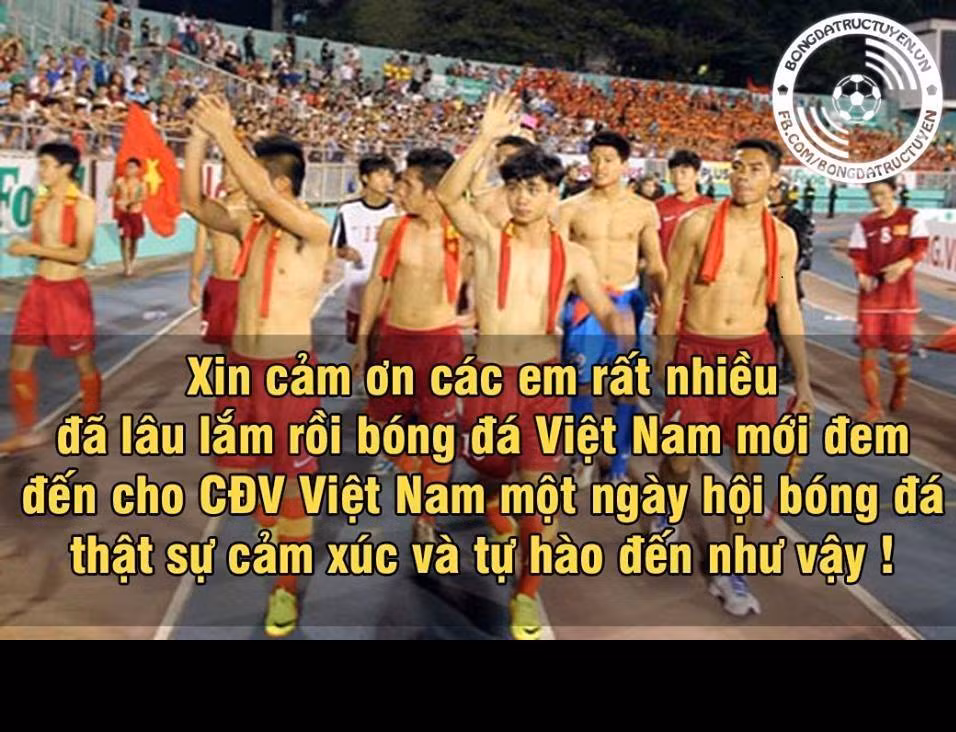 Sau màn trình diễn thuyết phục trước U19 Myanmar, NHM Việt Nam nợ các cầu thủ U19 nước nhà một lời cám ơn. Nhờ có họ mà đã 6 năm rồi NHM Việt Nam mới lại được sống trong trận cầu nhiều cảm xúc như vậy từ AFF Suzuki cup 2008.