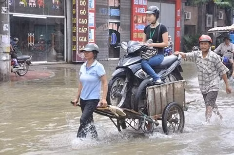 Dịch vụ mới mùa lũ lụt.