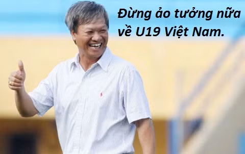 Sau thất bại vô cùng đau đớn của U19 VN trước U19 Hàn Quốc, ông Hải đã nhấn mạnh U19 VN còn non về trận mạc và còn lâu mới đủ sức đá V.League.