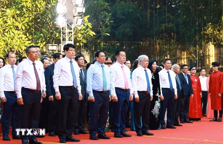 Thu tuong Pham Minh Chinh du Ngay hoi van hoa vi hoa binh tai Ha Noi-Hinh-2