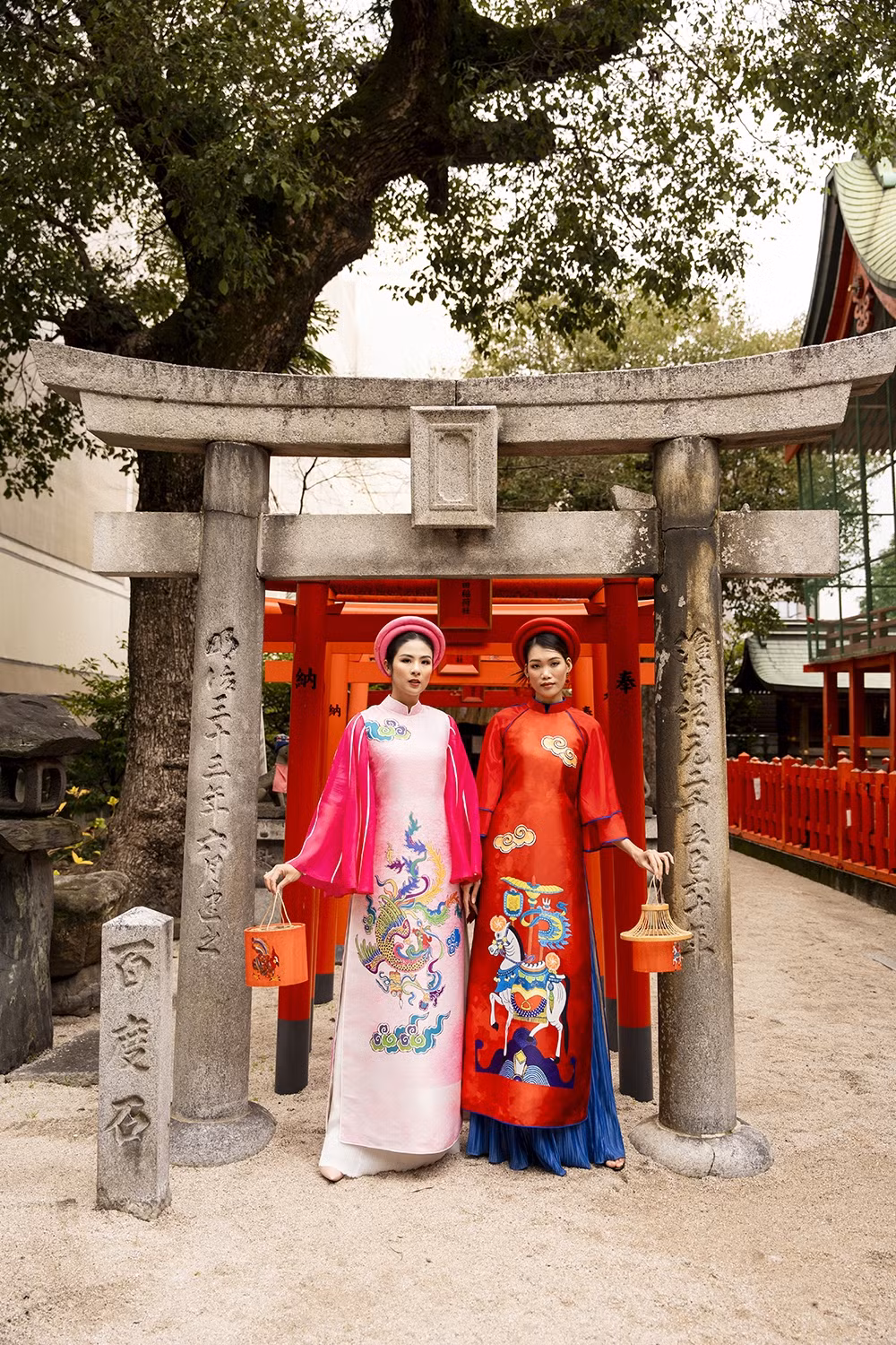Me man anh hoa hau Ngoc Han chup anh ao dai o Nhat Ban-Hinh-7