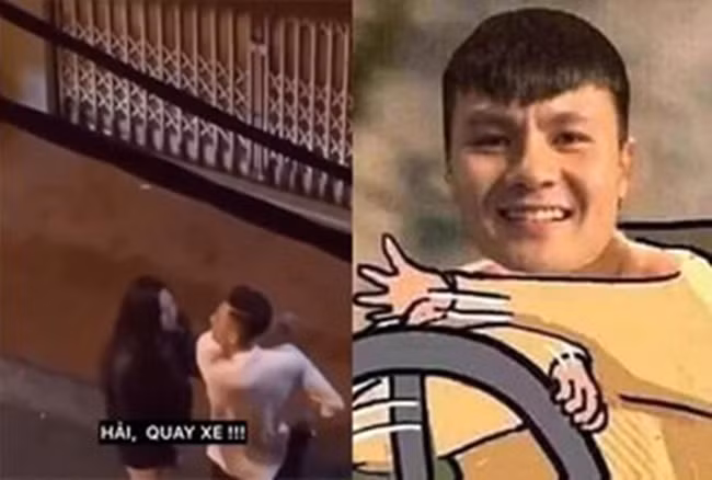 Quang Hai meo mat voi trao luu Hai, quay xe hot tren mang xa hoi