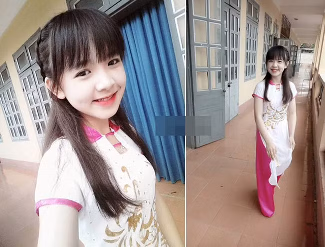  Trần Huyền Châu (sinh năm 2001, quê Sơn La) được biết đến với biệt danh "hot girl tiểu học" khi loạt ảnh cô nàng mặc áo dài, nở nụ cười tỏa nắng được chia sẻ rộng rãi trên mạng xã hội. Thực tế, ở thời điểm đó, Huyền Châu đã học lớp 9.