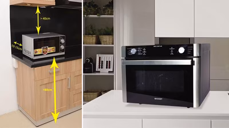 Những vị trí cấm kỵ và cách khắc chế sát khí của lò vi sóng - Hình 2 Nhung vi tri cam ky va cach khac che sat khi cua lo vi song-Hinh-2