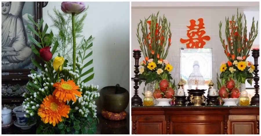 Thắp hương Mùng 1 cứ đặt loại hoa này Thần tài ưng ý Thap huong Mung 1 cu dat loai hoa nay Than tai ung y