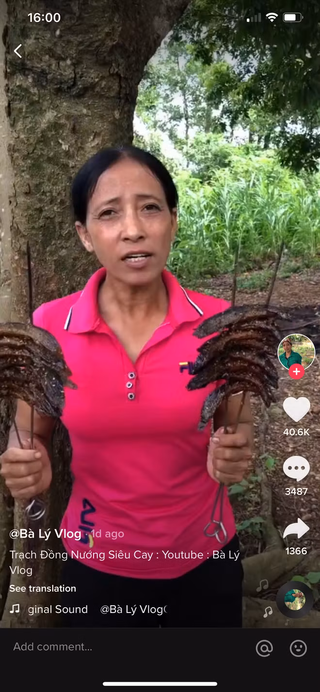 Sau một thời gian "chiêu trò" trên mạng xã hội, bà chuyển sang thực hiện cái video có nội dung bám sát cuộc sống ngoài đời thực. Qua đó, cộng đồng mạng đã khá bất ngờ khi biết được bà phải dậy sớm để làm cơm lam bán, kiếm sống qua ngày.