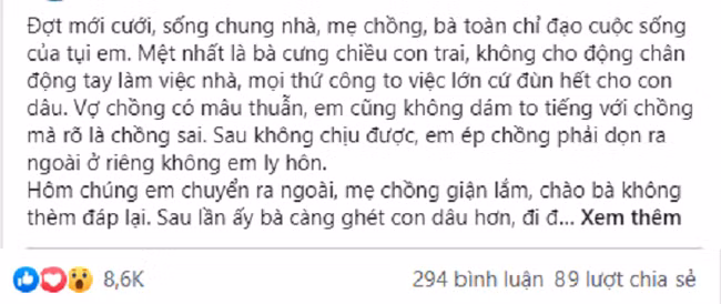 Khong vua long voi chau noi, me chong trach nang dau con hu tai me