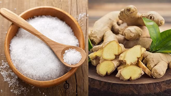 Cách chườm muối rang gừng giảm mỡ bụng "nhanh không phanh" Cach chuom muoi rang gung giam mo bung