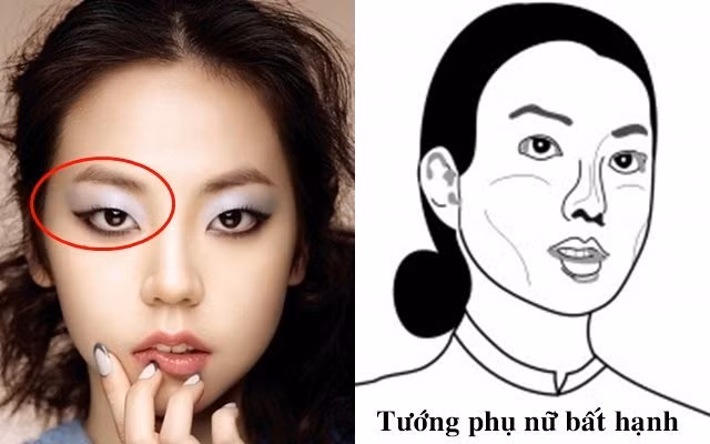 Tướng phụ nữ cả đời nghèo khổ, lận đận tình duyên Tuong phu nu ca doi ngheo kho, lan dan tinh duyen