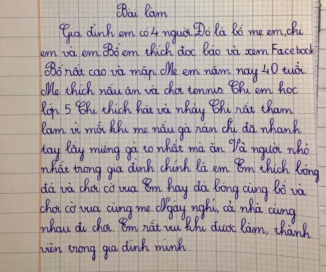 Cười ngất với bài văn tả cún cưng của cô bé tiểu học - Hình 5 Cuoi ngat voi bai van ta cun cung cua co be tieu hoc-Hinh-5