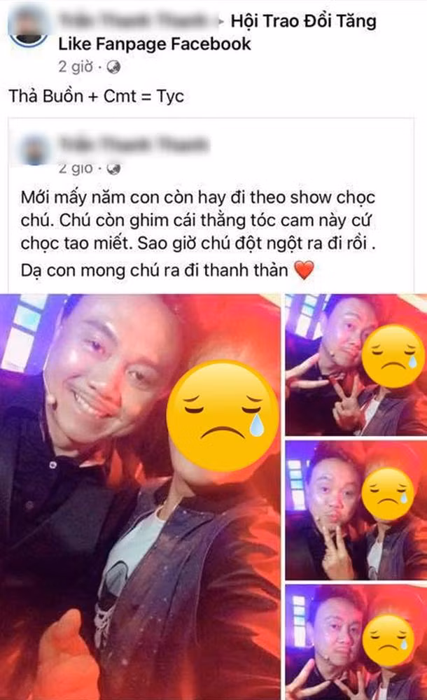Facebooker dang anh tiec thuong nghe si Chi Tai loi dung cau view-Hinh-2