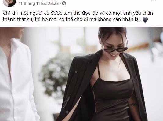 Người mới của DJ Tít triết lý về tình yêu đích thực: "Chỉ khi một người có tâm thế độc lập và có một tình yêu chân thành thật sự, thì họ mới có thể cho đi mà không cần nhận lại".