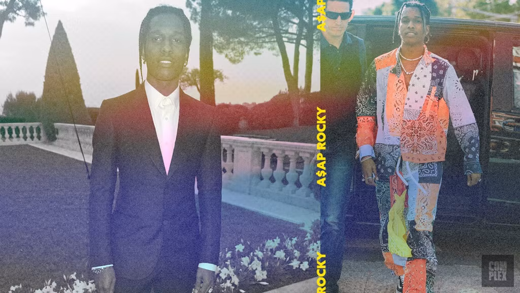  ASAP Rocky được cho là có thể mặc đẹp mọi loại quần áo. Khi sự nghiệp thăng tiến, anh chuyển sang phong cách sang trọng, trở thành gương mặt đại diện cho các chiến dịch của Alexander Wang và Dior. Ngày nay, bạn có thể thấy anh xuất hiện trong chiếc áo phông cổ điển phối cùng quần thể thao Needles hay mặc bộ đồ Prada chỉn chu. Ảnh: Complex Original, Getty.