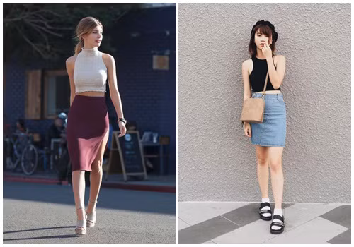 Áo crop top khoe vòng eo con kiến của các quý cô Ao crop top khoe vong eo con kien cua cac quy co