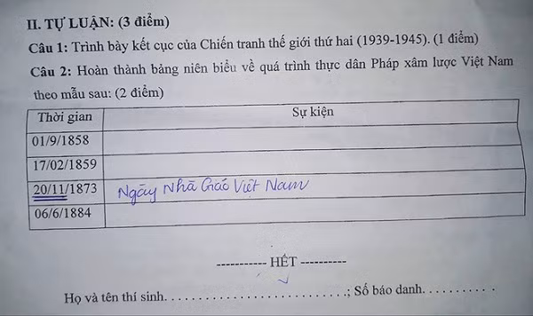 Nam sinh qua nghe loi co giao khien ai cung phai bat cuoi