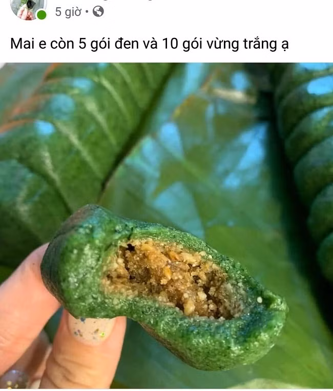 Loai banh mau xanh dac san mien nui hut dan Ha thanh-Hinh-3